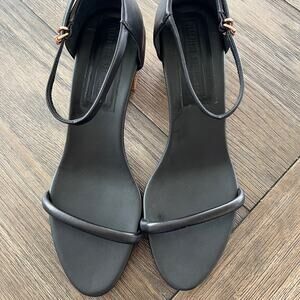 VERONIQUE BRANQUINHO BLACK SIZE 10 SHOE